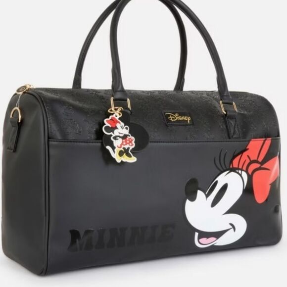 Disney Black and Red Travel Bag with Mickey Mouse Design - Picture 2 of 3